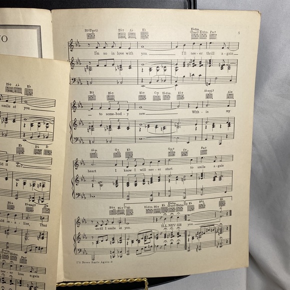 I’ll Never Smile Again Sheet Music Must Bundle - Picture 9 of 10